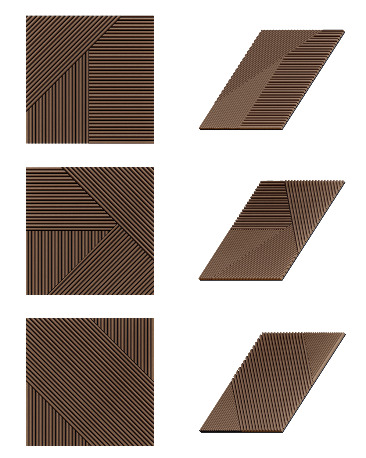 Oaklentra Solid Wood Puzzle Panel